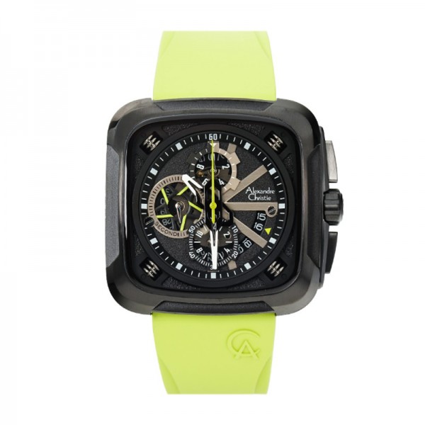 Alexandre Christie AC 6577 Black Lime Green MCRIPBALE